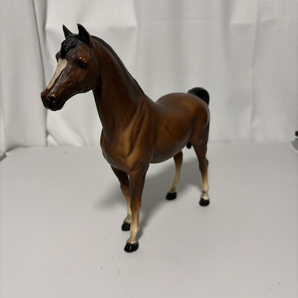 Vintage Breyer Family Arabian Mare Dark Mahogany Bay Horse #215